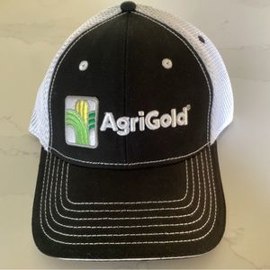 Agrigold farmer / truck driver hat new w/out tags Velcro adjustable